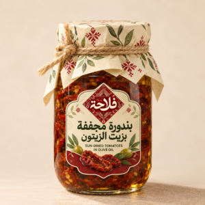 بندورة مجففة بزيت الزيتون