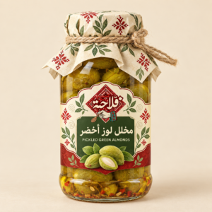 مخلل اللوز الأخضر
